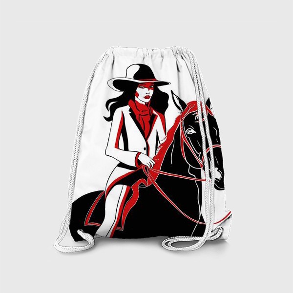 Рюкзак «Девушка на лошаде»