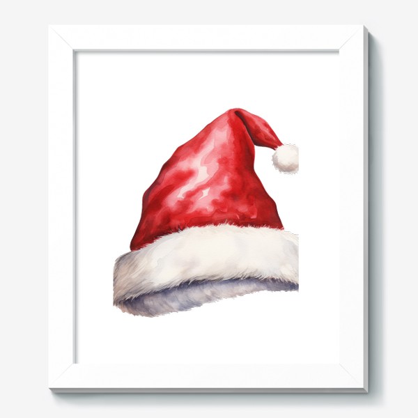 Картина «Шапка Санта Клауса. Новогодняя акварель», купить в  интернет-магазине в Москве, автор: Natali Brill, цена: 4550 рублей,  0881.182997.1982340.7240451