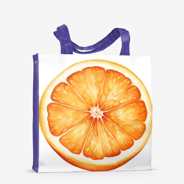 Сумка-шоппер «Акварельный апельсин»