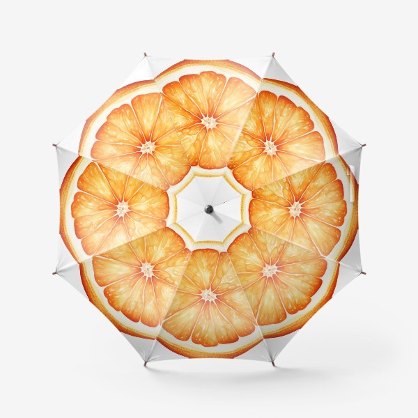 Зонт «Акварельный апельсин»