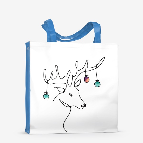Сумка-шоппер «олень рождественский»