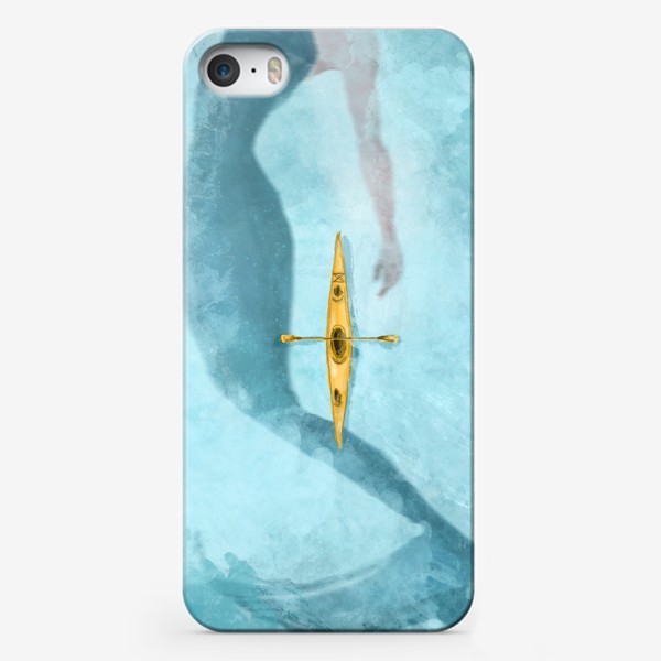 Чехол iPhone «Русалка море лодка»