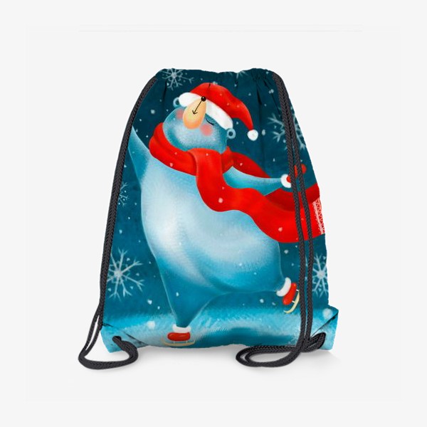 Рюкзак «Мишка на коньках»