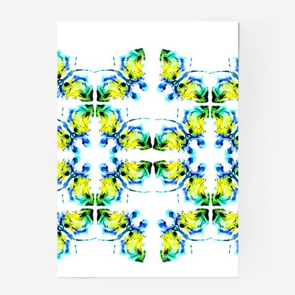 Постер «акварельные бабочки»