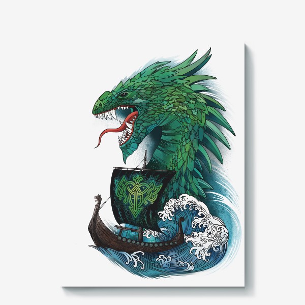 Холст «Морской дракон»