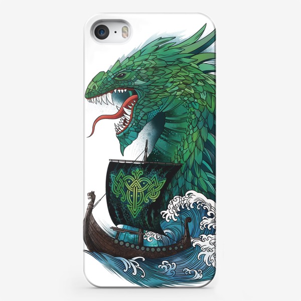 Чехол iPhone «Морской дракон»