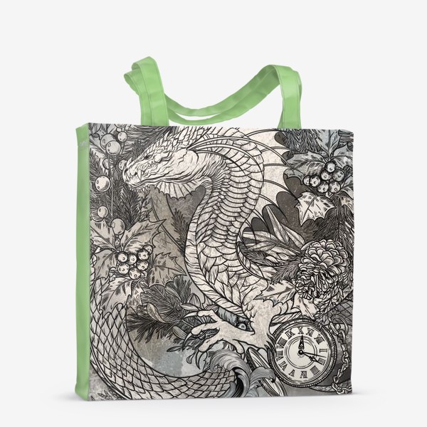 Сумка-шоппер «Винтажный дракон»