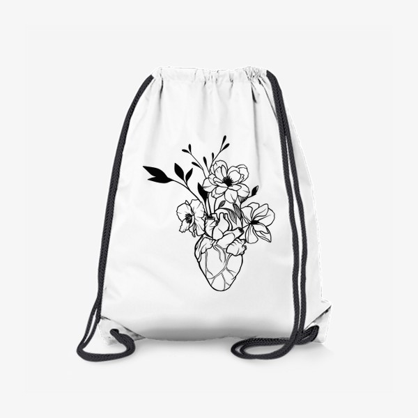Рюкзак «Сердце и цветы»