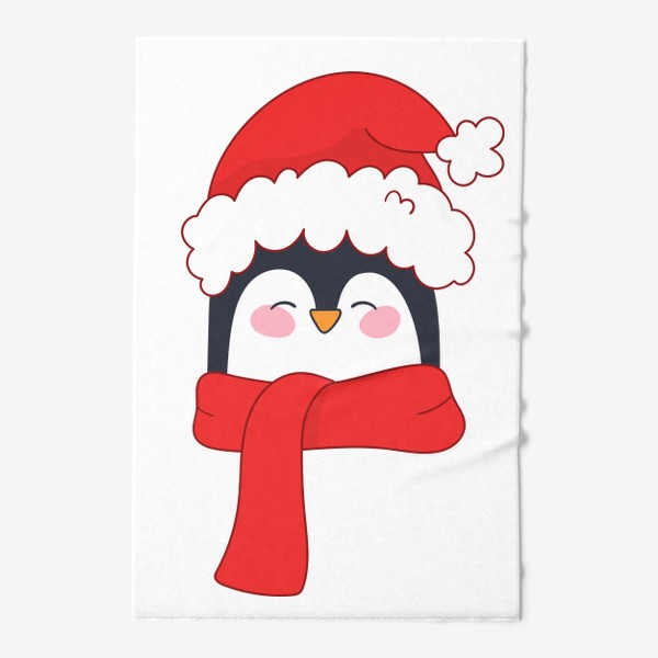 Полотенце «Новогодний пингвин»