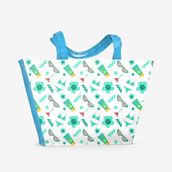 Пляжная сумка «Голубая лагуна »