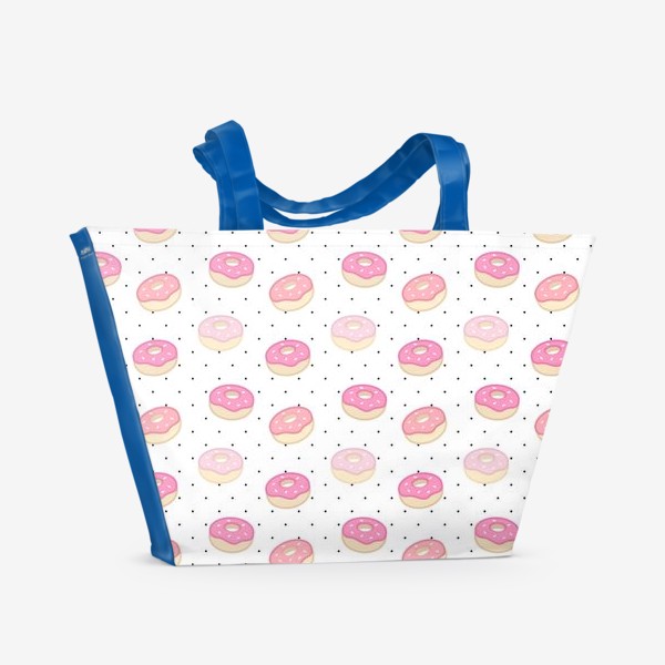 Пляжная сумка «Сладкие пончики »