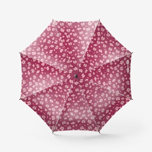 Зонт «Сакура цветы и бутоны»