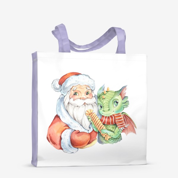 Сумка-шоппер «Дед Мороз с Драконом»