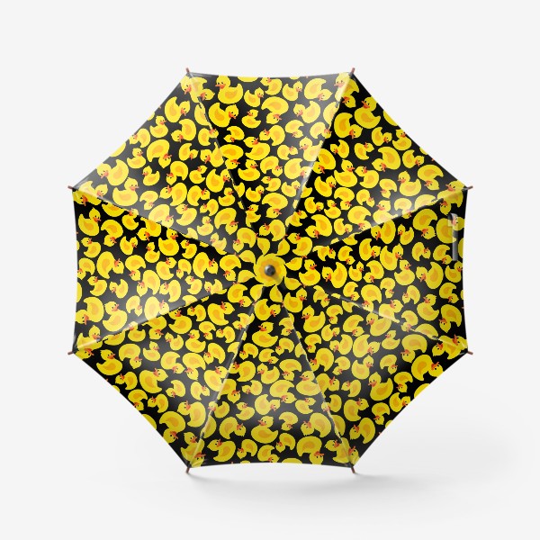 Зонт &laquo;Желтые резиновые уточки&raquo;