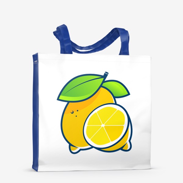 Сумка-шоппер «лимон»