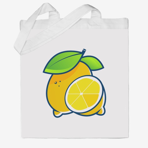 Сумка хб «лимон»