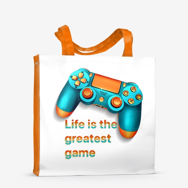 Сумка-шоппер «Жизнь это лучшая игра»