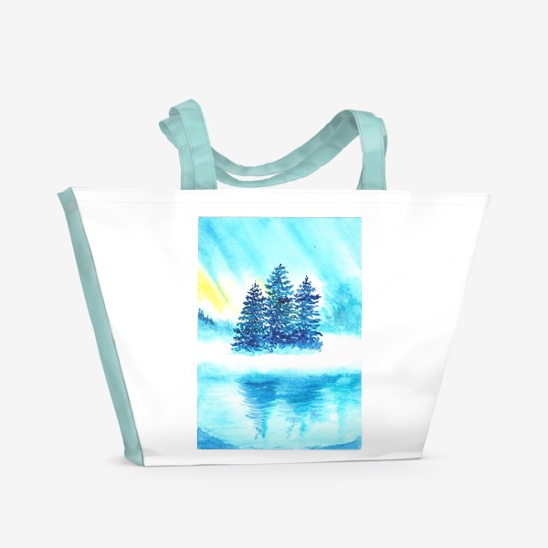 Пляжная сумка «елки»
