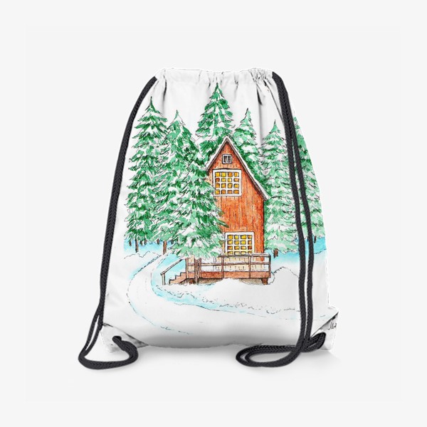Рюкзак «домик в лесу»