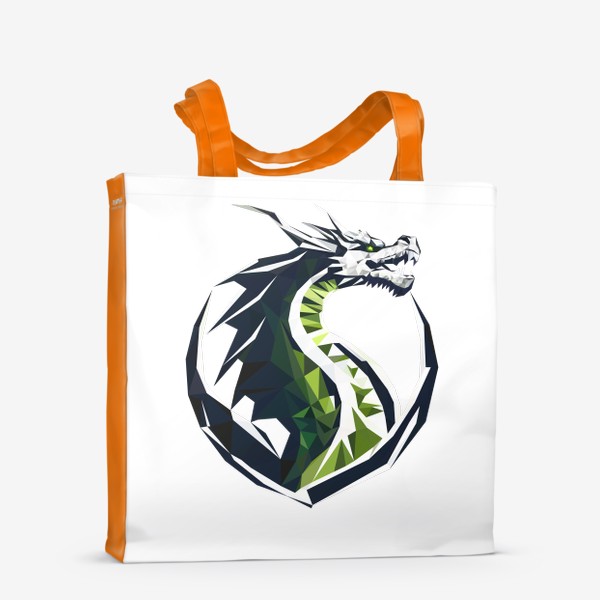 Сумка-шоппер «Год Дракона. Зелёный дракон.»