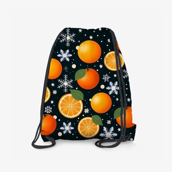 Рюкзак «Паттерн с апельсинами»