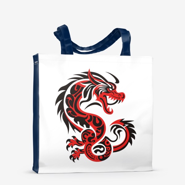 Сумка-шоппер «Китайский дракон. Символ 2024 Нового года»
