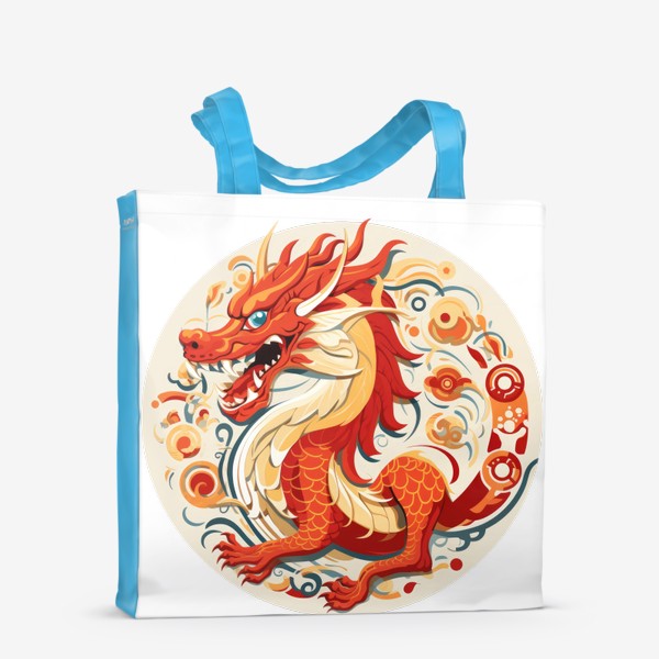 Сумка-шоппер «Китайский дракон. Символ 2024 Нового года»