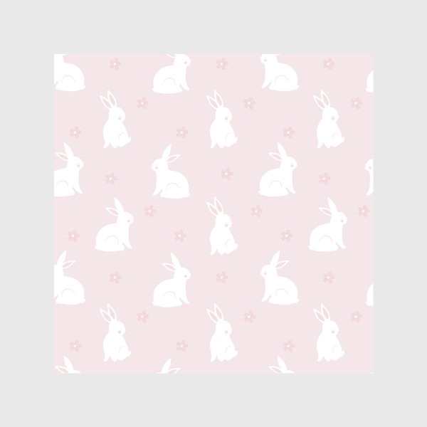 Скатерть «Кролики на розовом»