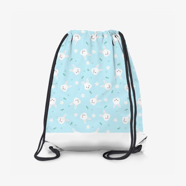 Рюкзак «Милые зайки с цветочками»