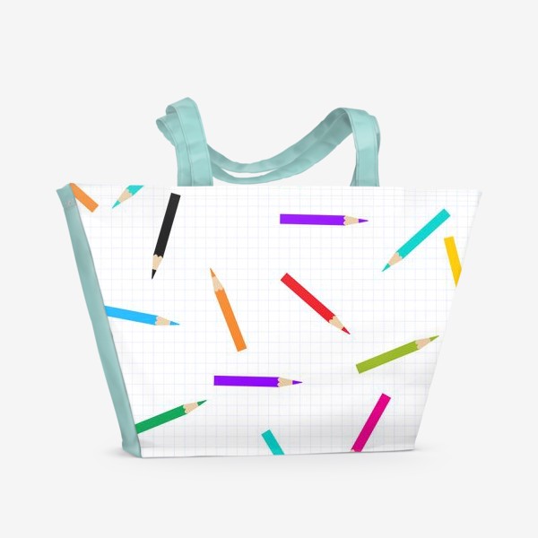 Пляжная сумка «Цветные карандаши»