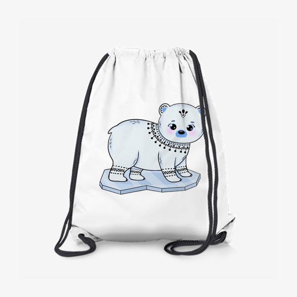 Рюкзак «Белый мишка на льдине»
