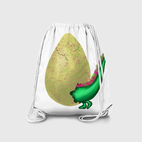 Рюкзак «Новенький дракончик вылупляется из яйца»