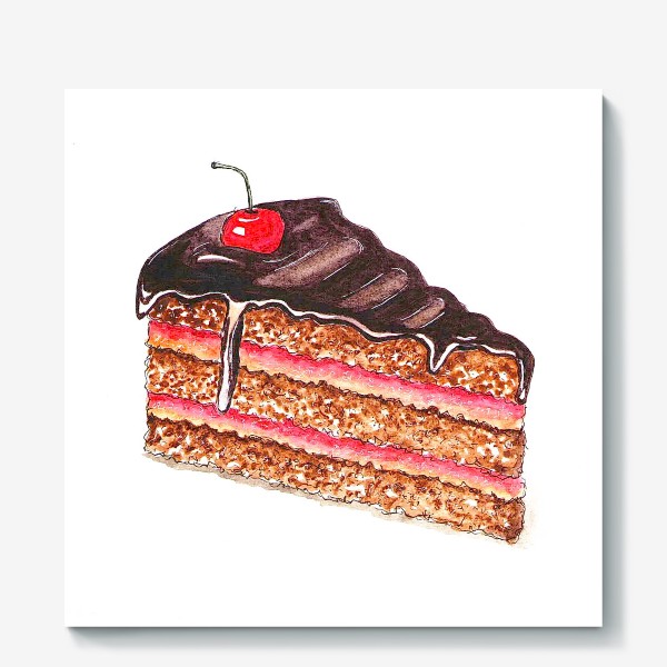 Холст «кусок торта»