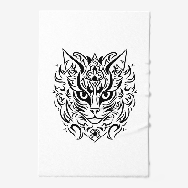 Полотенце «Кот воин - дракон»