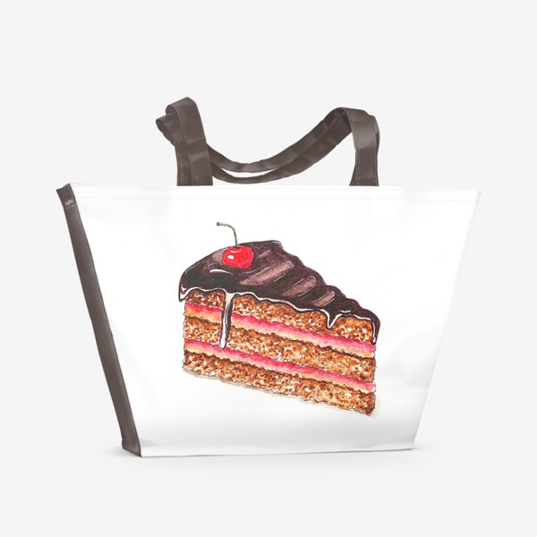 Пляжная сумка «кусок торта»