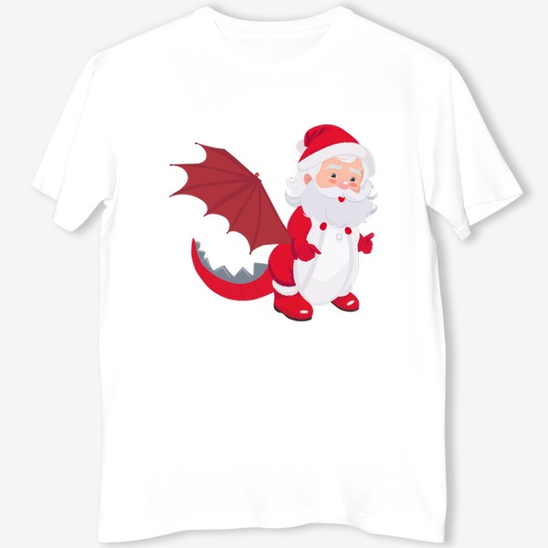 Футболка «Дед Мороз в костюме дракона»