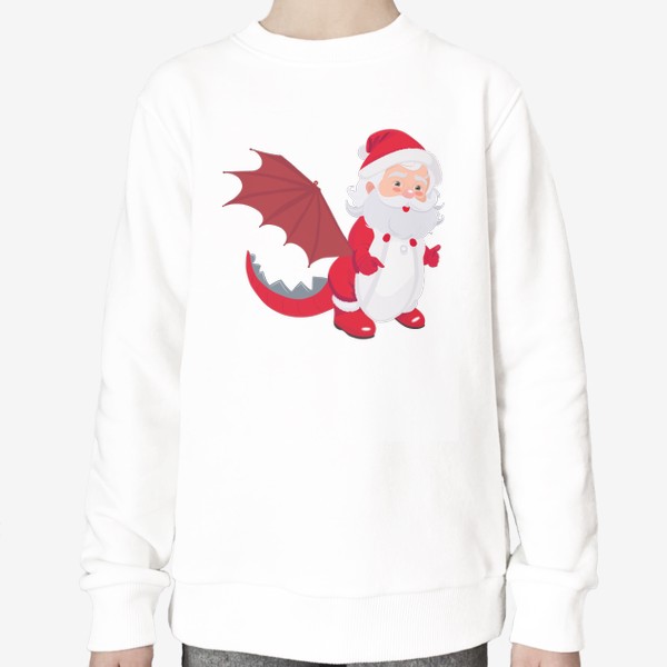 Свитшот «Дед Мороз в костюме дракона»