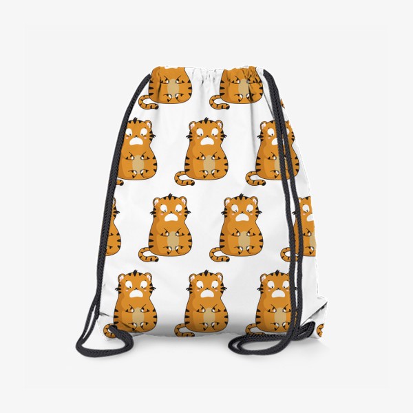 Рюкзак «узор с милыми рыжими тигрятами»