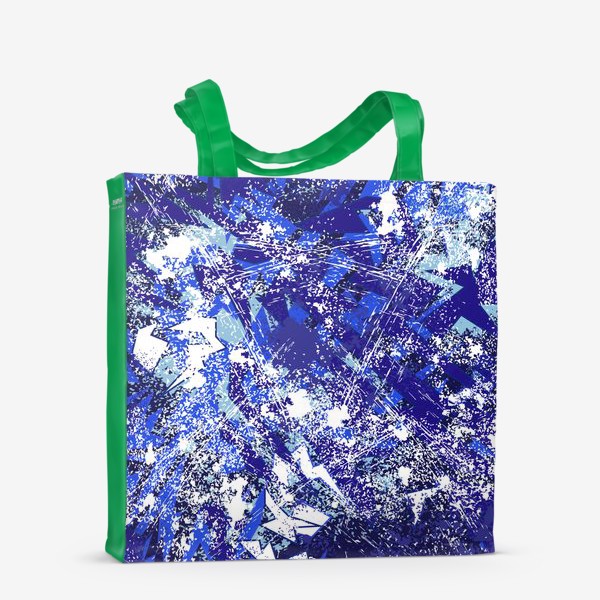 Сумка-шоппер «абстрактный ультра синий фон »