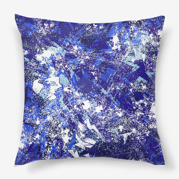 Подушка «абстрактный ультра синий фон »