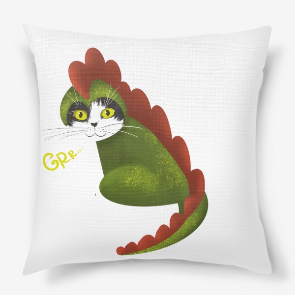 Подушка «Кот в костюме дракона»