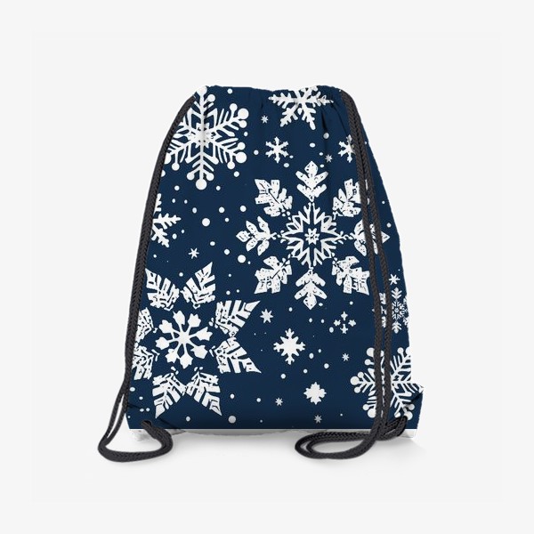 Рюкзак «Паттерн со снежинками»