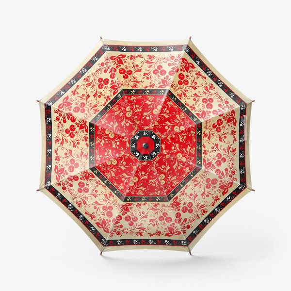 Зонт «Хохломская роспись»