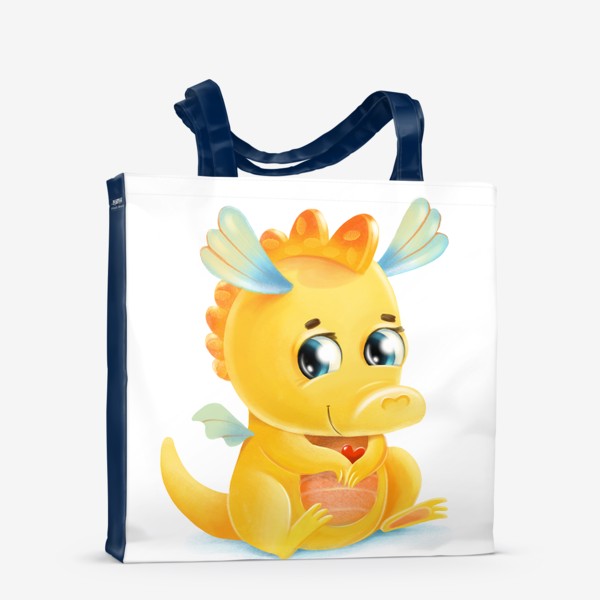 Сумка-шоппер «Желтый дракон»