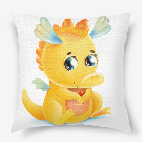 Подушка «Желтый дракон»