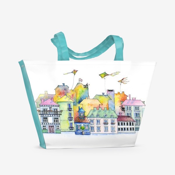 Пляжная сумка «Волшебный город»