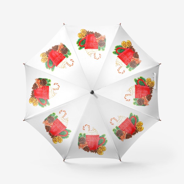 Зонт «красная кружка»