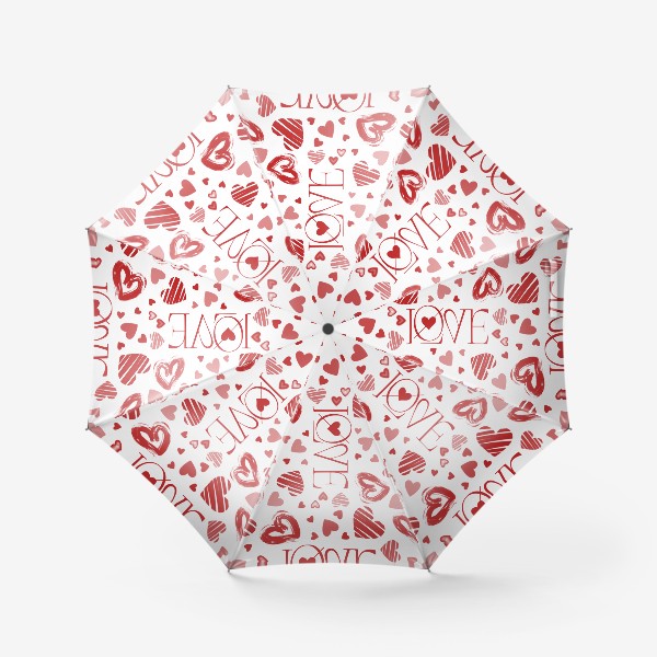 Зонт «Паттерн сердце »