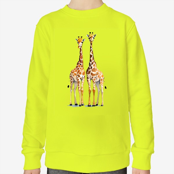 Свитшот «Друзья-жирафы»