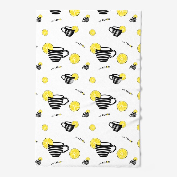 Полотенце «Чашка с лимоном»